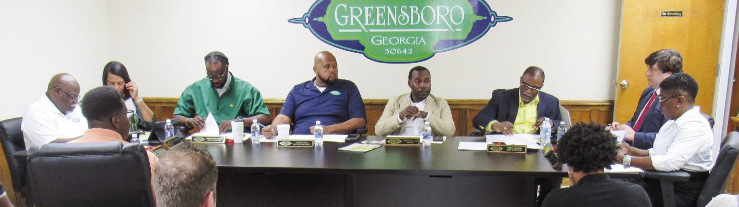 Greensboro City Council met Monday in the small meeting room in City Hall to take action on zoning, vape shops and other issues. MARK ENGEL/Staff