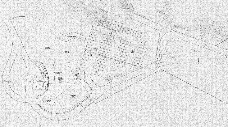 A drawing of the proposed temporary entrance to the Georgia Conservation Safari Park. CONTRIBUTED